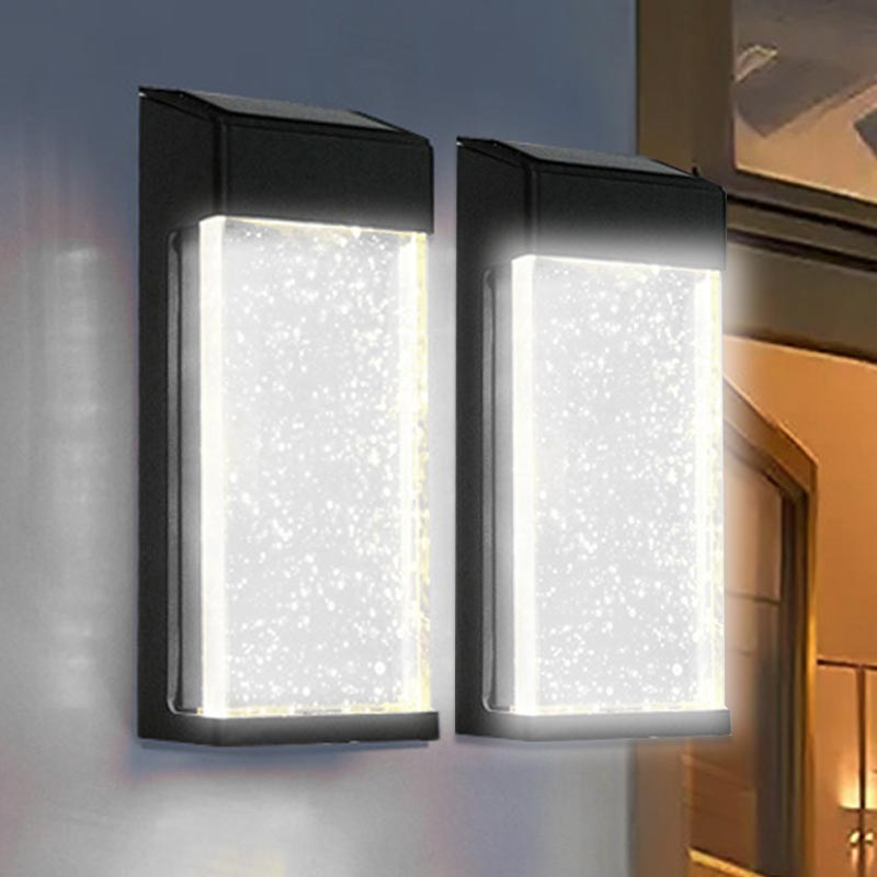 Stilvolle wasserdichte Solar-Wandlampe