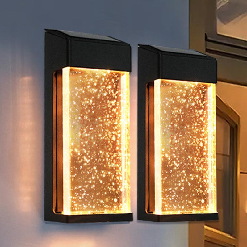 Stilvolle wasserdichte Solar-Wandlampe