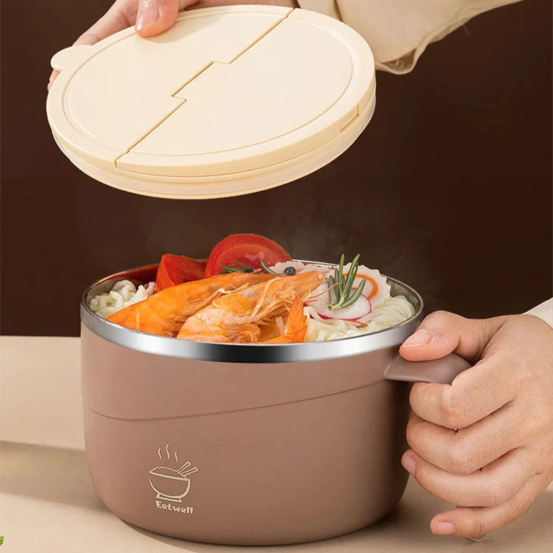 304 Edelstahl isolierte Ramen-Schüssel