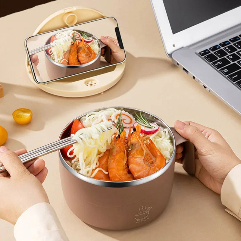 304 Edelstahl isolierte Ramen-Schüssel
