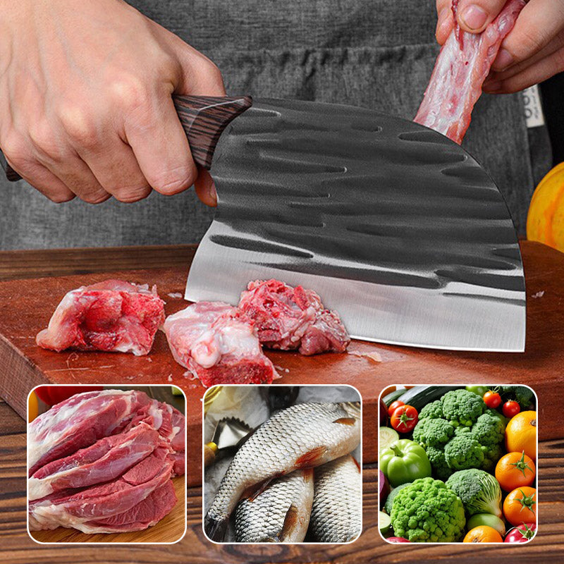Edelstahl Küchenmesser mit ergonomischem Griff