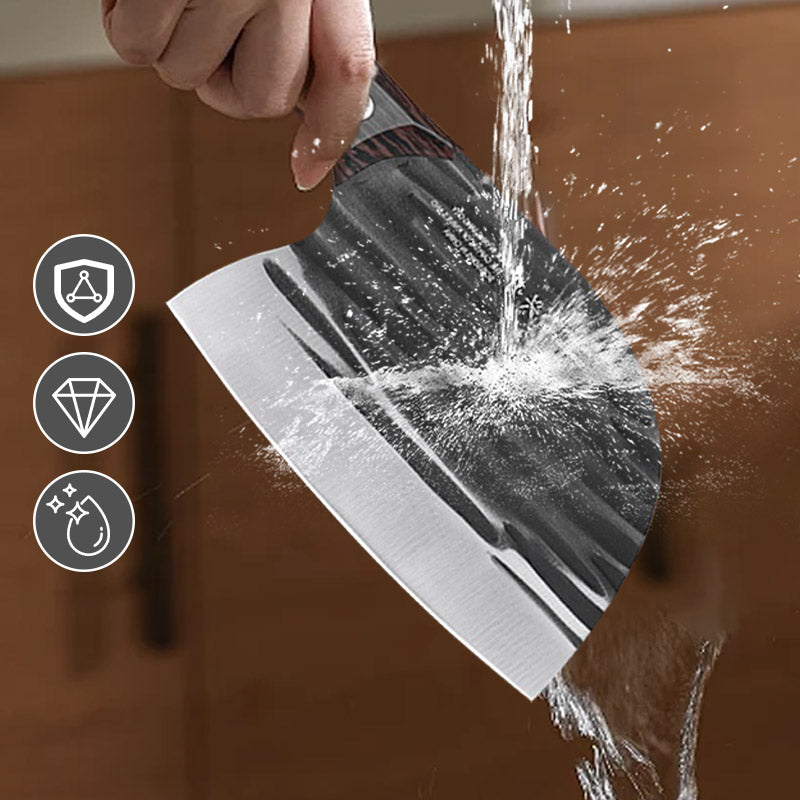 Edelstahl Küchenmesser mit ergonomischem Griff