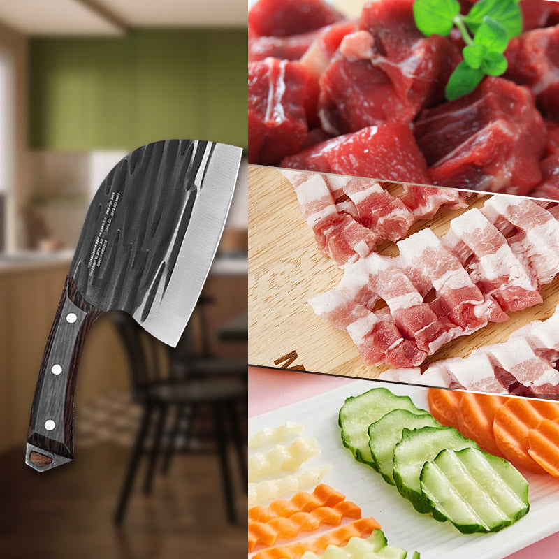 Edelstahl Küchenmesser mit ergonomischem Griff