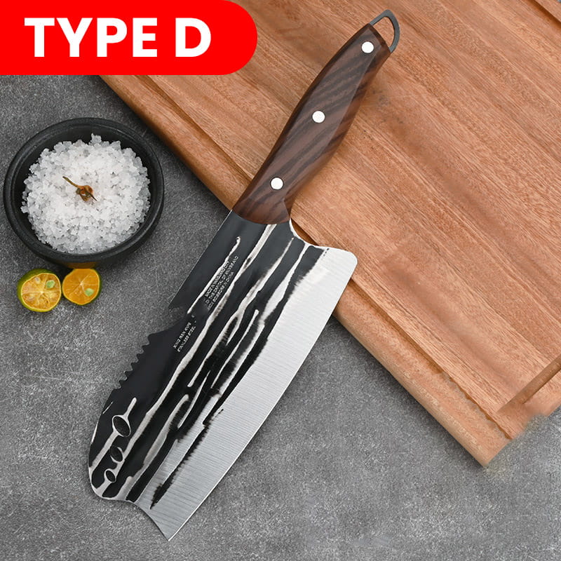 Edelstahl Küchenmesser mit ergonomischem Griff