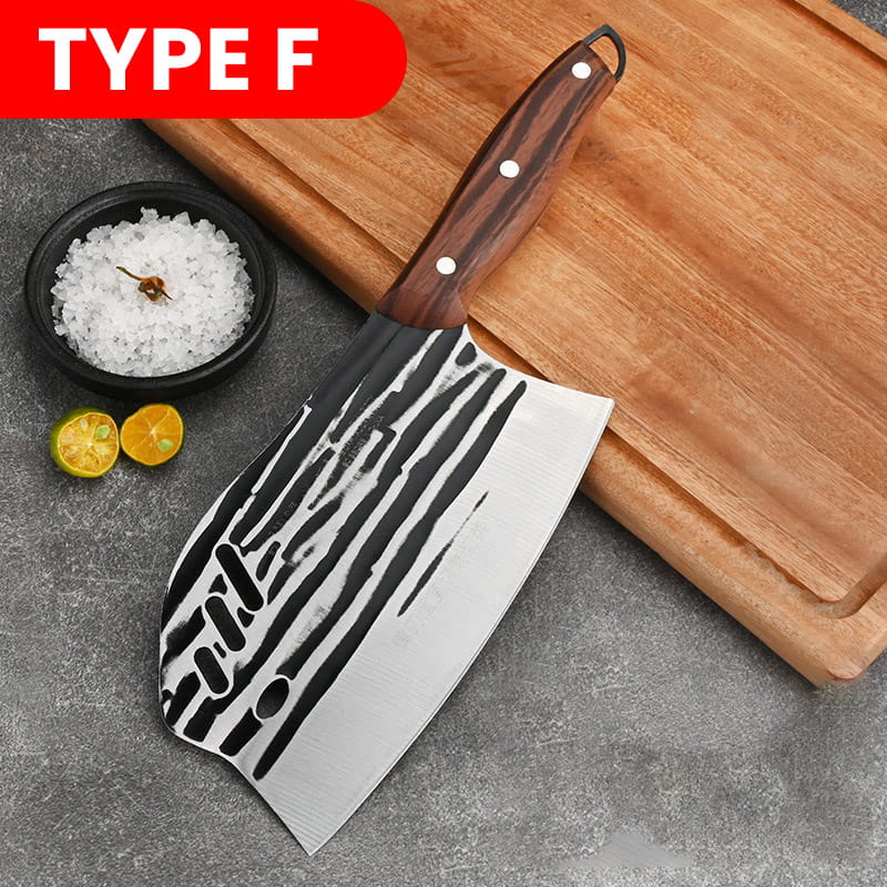 Edelstahl Küchenmesser mit ergonomischem Griff