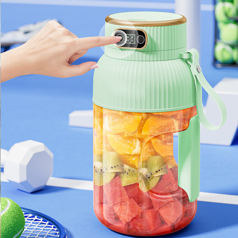 Bestseller im Spätsommer - Kostenloser Versand ❄️ Multifunktionaler tragbarer Saftbecher mit digitalem Display