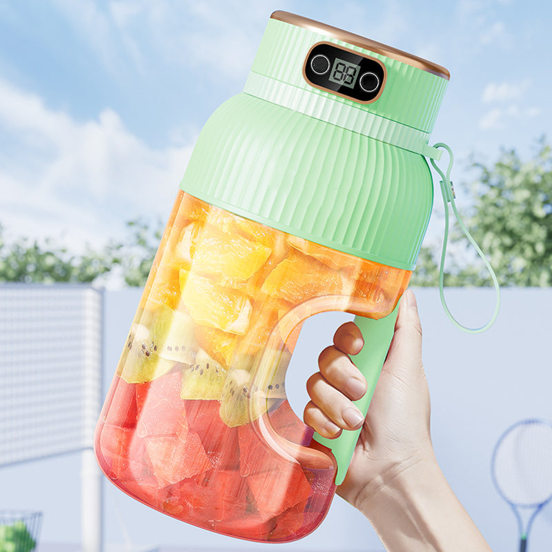 Bestseller im Spätsommer - Kostenloser Versand ❄️ Multifunktionaler tragbarer Saftbecher mit digitalem Display