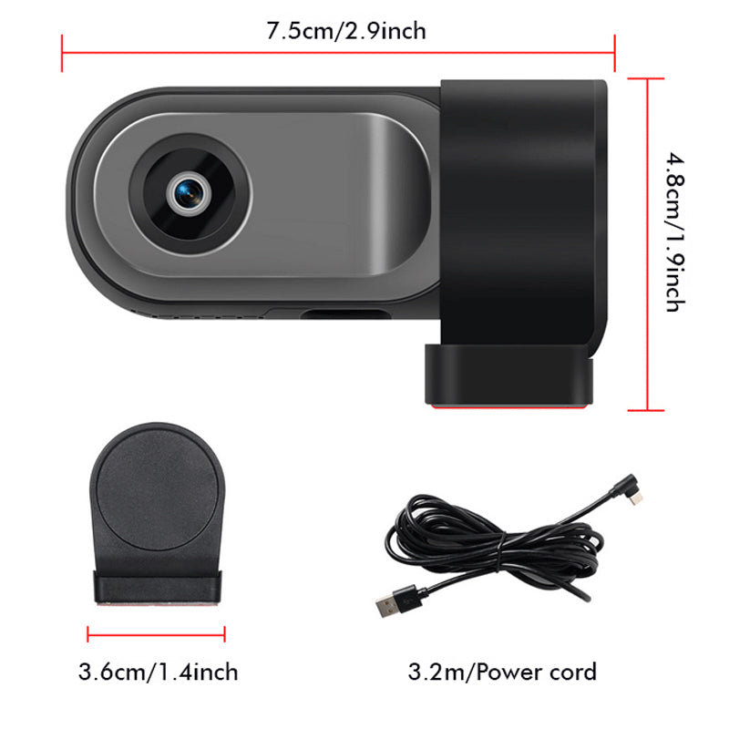 HD-Dashcam mit Loop-Aufnahme-Set