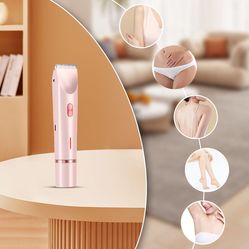 IPX7 wasserdichter Dual-Head-Rasierer für Frauen