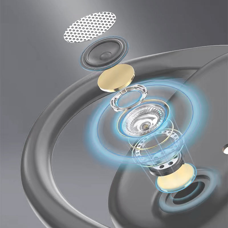 Sportliche Bluetooth-Ohrhörer mit umgehängtem Ohr