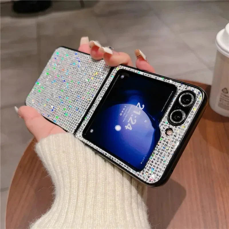 Stilvolle Leder Samsung Galaxy Z Flip Hülle