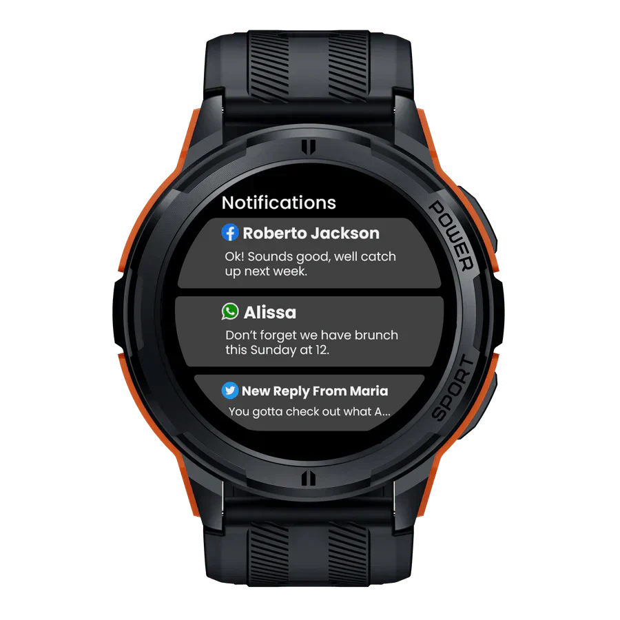 Männer Fitness & Arbeit Smartwatch – Hard Foreman Digitaluhr