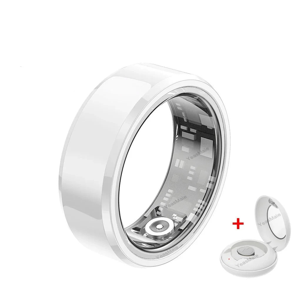 Titanium Smart Ring für Damen und Herren mit IPX8 Wasserdichtigkeit, Gesundheitsüberwachung und Leichtgewicht