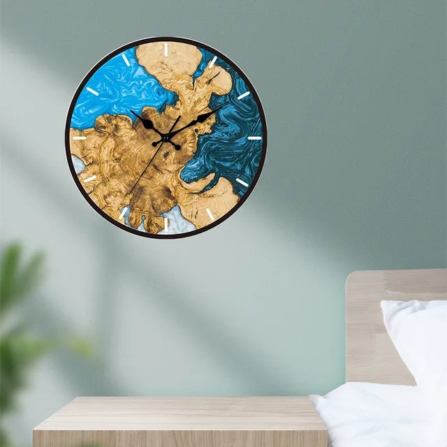 Transparente Wanduhr - Modernes Design