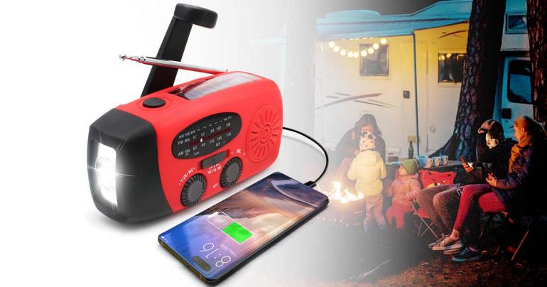 All-in-One Notfallradio mit Solarenergie & Powerbank – Sei jederzeit und überall vorbereitet
