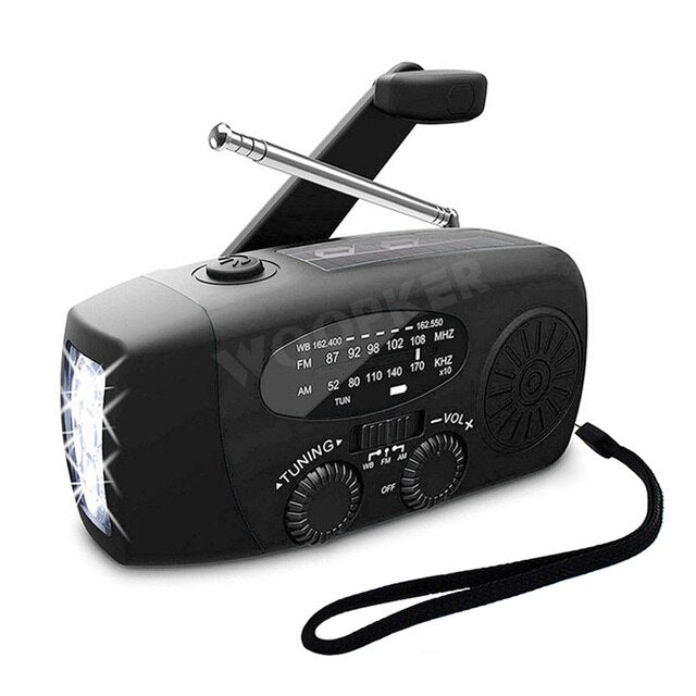 All-in-One Notfallradio mit Solarenergie & Powerbank – Sei jederzeit und überall vorbereitet
