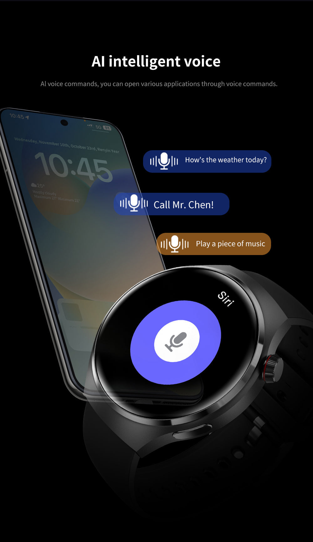 Hochwertiges GT4 Pro Smartwatch Männer: IP68 NFC GPS Tracker, AMOLED 360*360 HD Bildschirm, Herzfrequenz, Bluetooth-Anruf | Limitierte Auflage