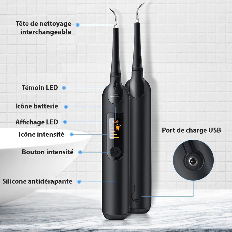 Professioneller Elektrischer Zahnsteinentferner - Zahnaufhellung