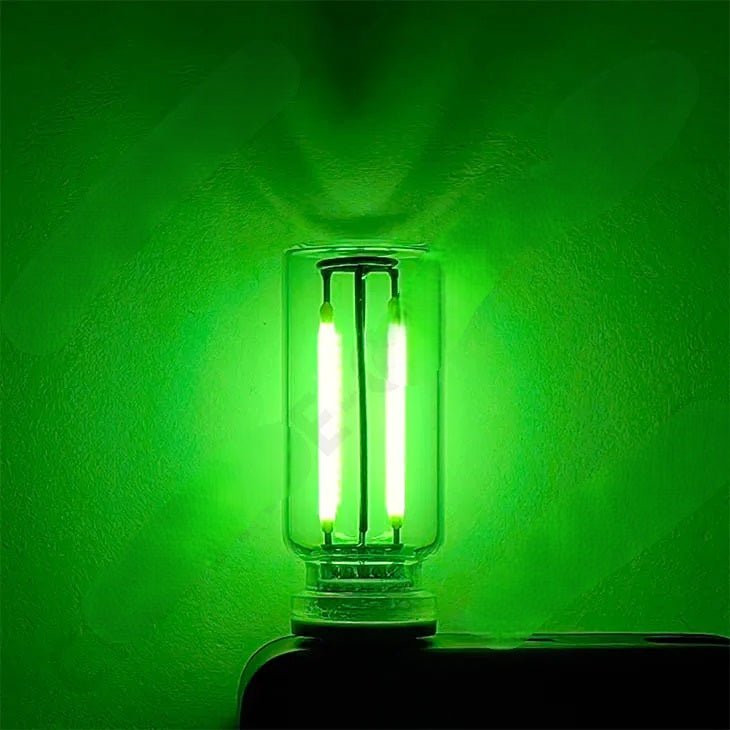 USB Touch-Control Glühlampe – Set von 2 5V Glühbirnen zum Erzeugen einer warmen und gemütlichen Atmosphäre mit stilvoller Filamentbeleuchtung