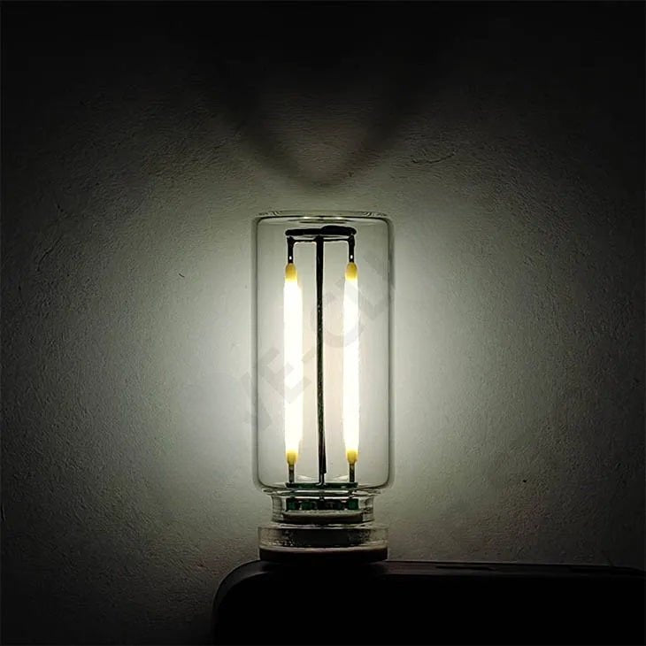 USB Touch-Control Glühlampe – Set von 2 5V Glühbirnen zum Erzeugen einer warmen und gemütlichen Atmosphäre mit stilvoller Filamentbeleuchtung