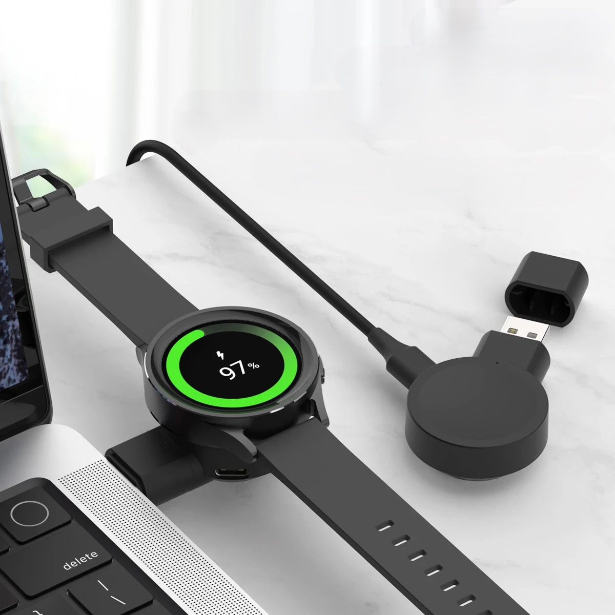 Smartwatch Wireless Dock Ladegerät – USB-Ladestation für Samsung Galaxy Watch 5/6/7