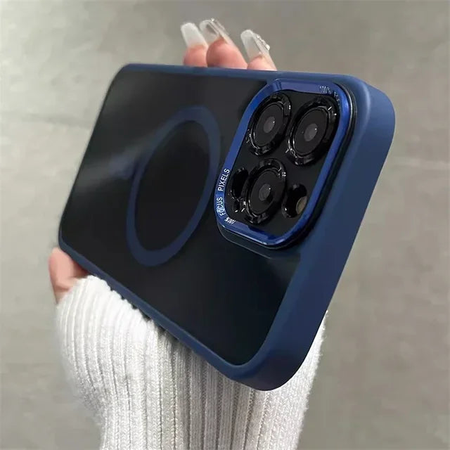 TinSafe | Getönte stoßfeste magnetische iPhone-Hülle