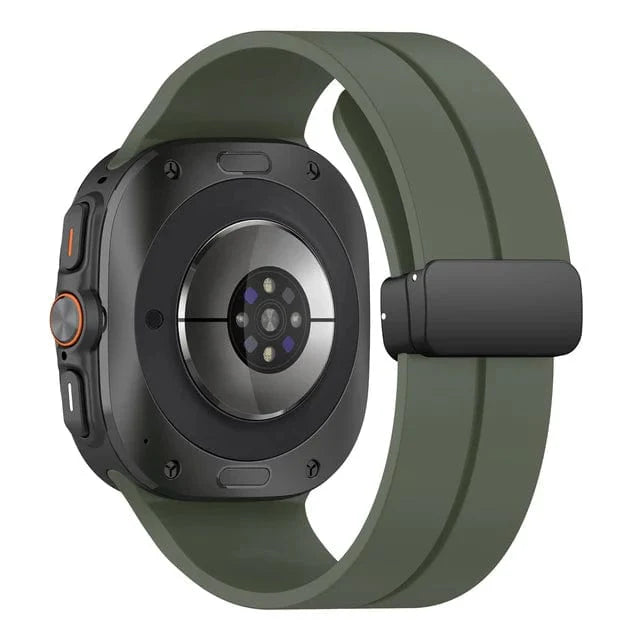 Magnetisches Silikon-Sportuhrband für Samsung Watch 7 Ultra