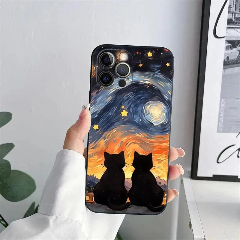 Stoßfeste protective iPhone Van Gogh Gemälde Hülle