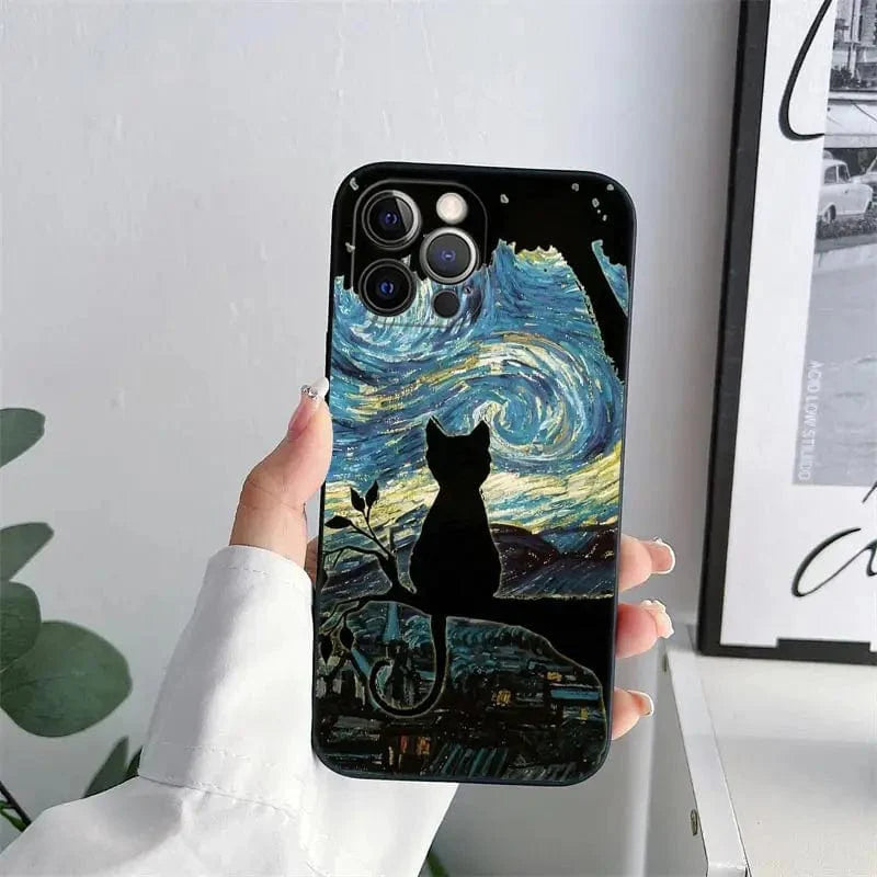Stoßfeste protective iPhone Van Gogh Gemälde Hülle