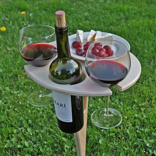 Sandsberg Outdoor Weintisch | Picknicktisch für den Sommer