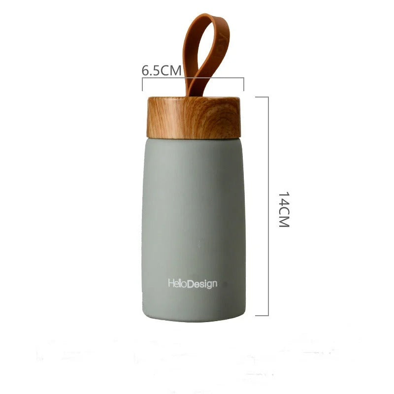 Stilvolle Thermosflasche für unterwegs