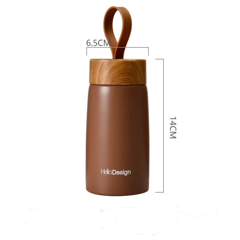 Stilvolle Thermosflasche für unterwegs