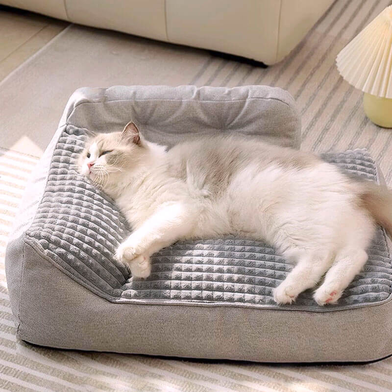 Verdicktes Waschbares Katzen-Hundebett | Alle Jahreszeiten