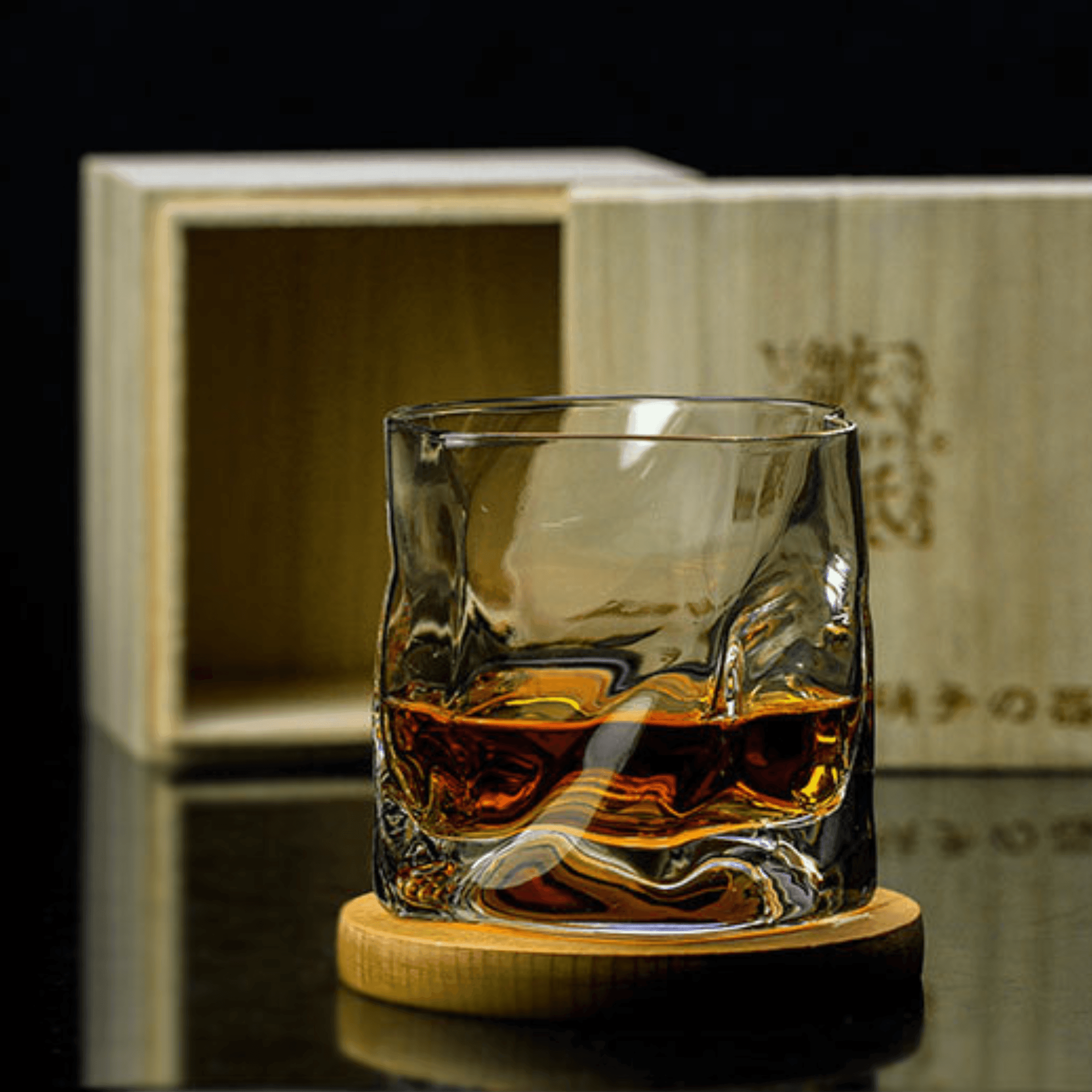 Japanischer Whiskybecher | Falten Design Edo Kiriko