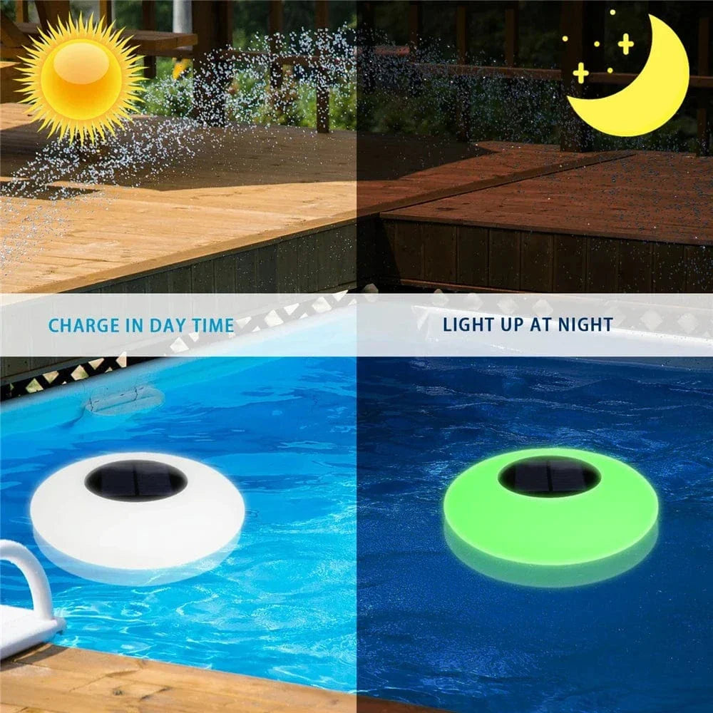 Solarlicht | Schwimmende LED Poolleuchten mit Farbwechsel