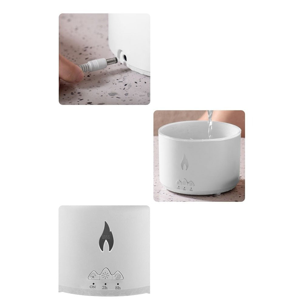 Volcano Aroma Diffuser mit 360ml Wassertank, Aromatherapie, Luftbefeuchter & Stimmungslicht