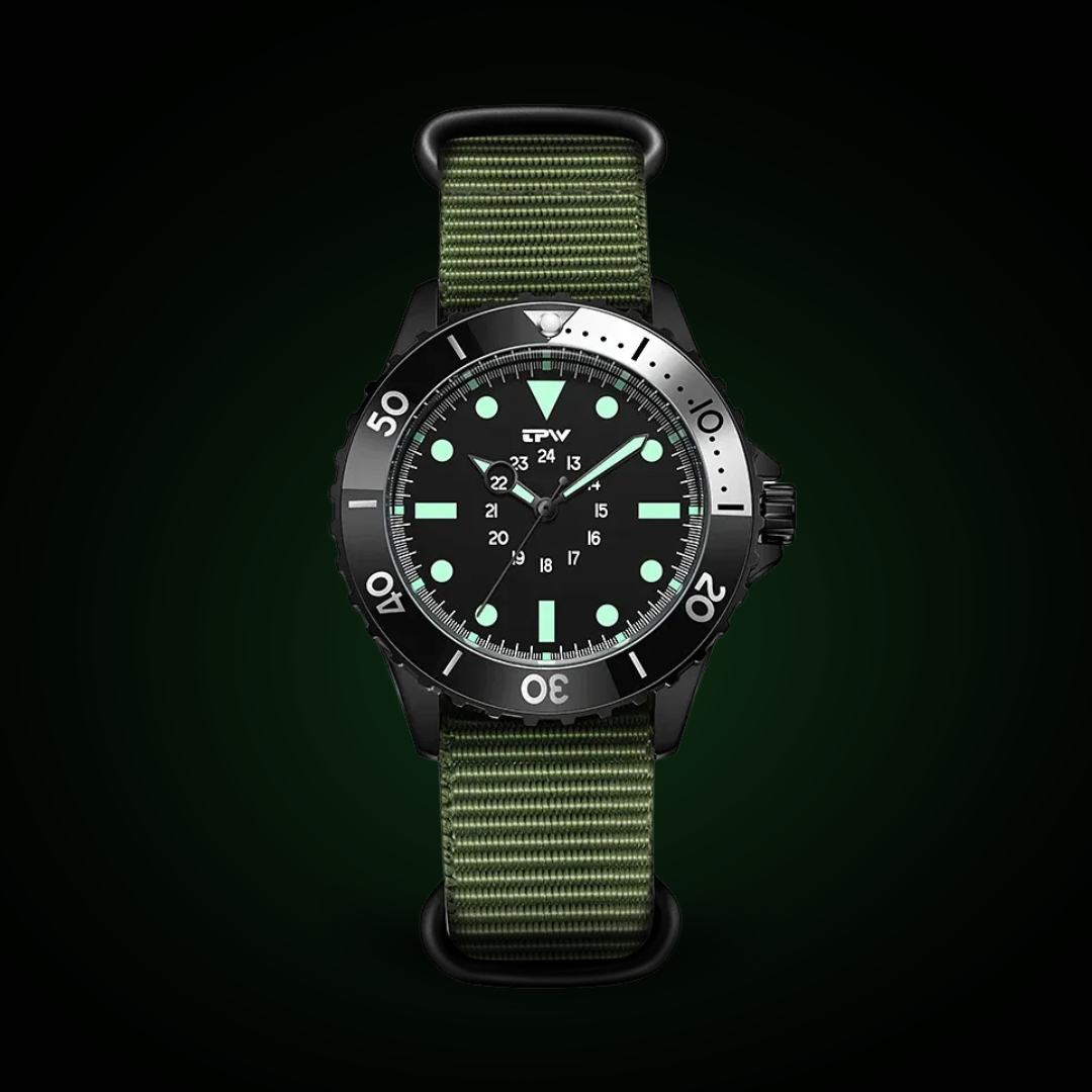 Wasserdichte Herren-Taucheruhr - Militärdesign & Präzision