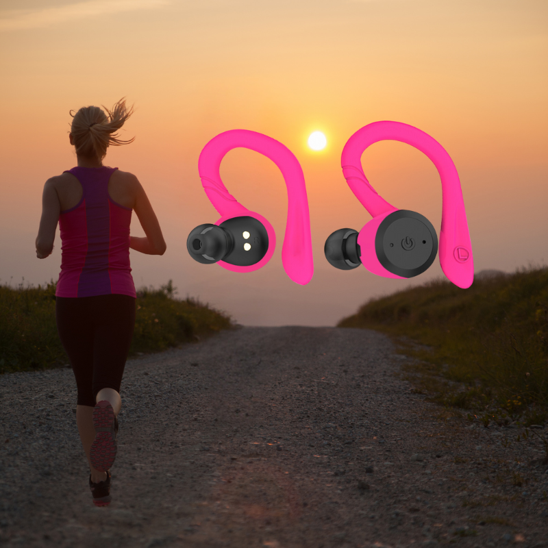 Wasserdichte kabellose Sport-Ohrstöpsel | 20 Std Spielzeit