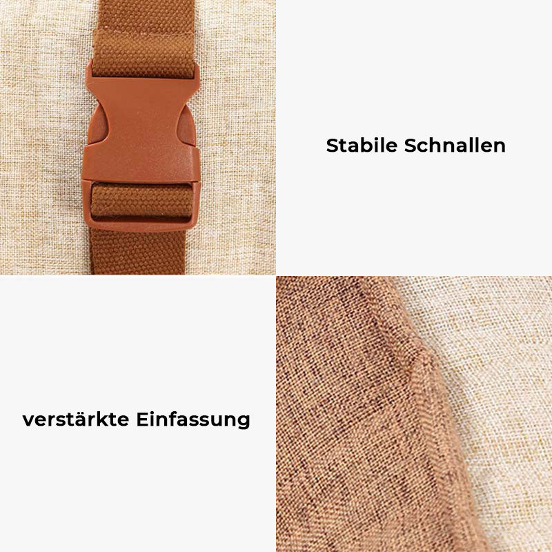 Wasserdichter Hundesicherheits-Autositz - Hellkaffee