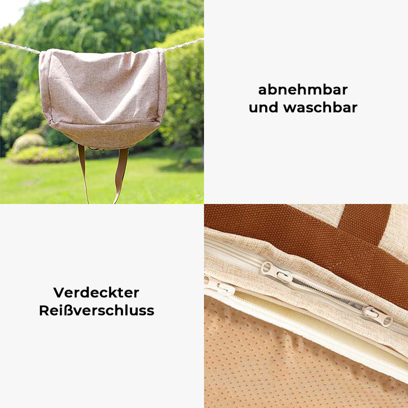 Wasserdichter Hundesicherheits-Autositz - Hellkaffee