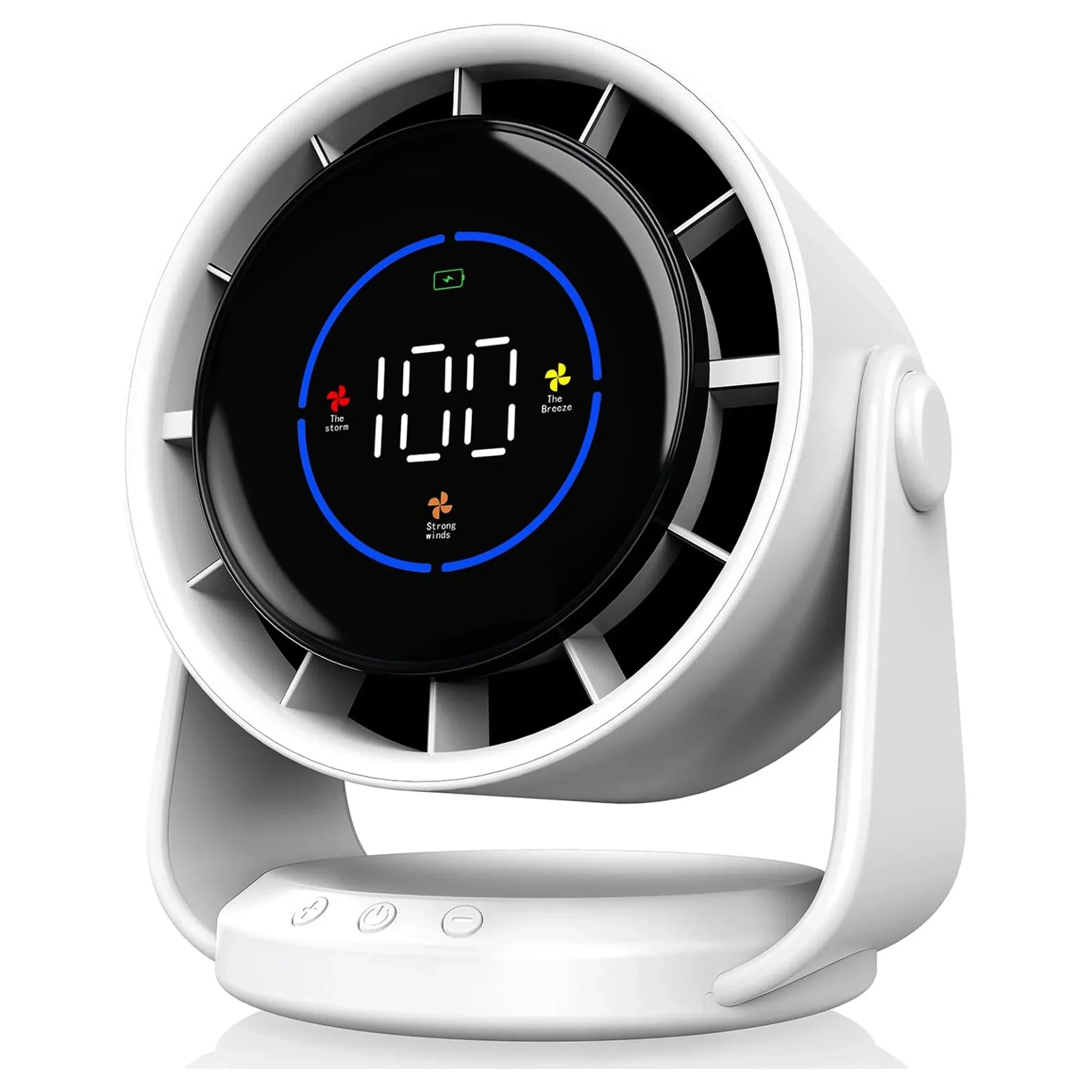 Turbo Cool Tragbare USB-Klimaanlage mit Verstellbarer Brise, Flüsterleisem Betrieb & Faltbarem Design – Für Zuhause, Büro & Auto