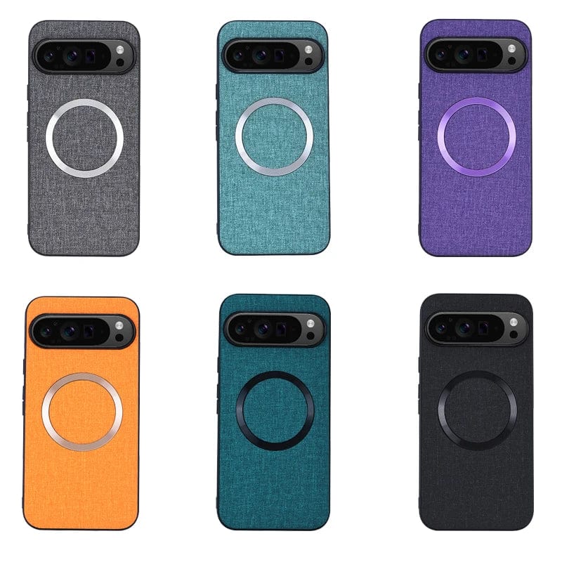 Kabelloses Laden Google Pixel Stoff-Handyhülle