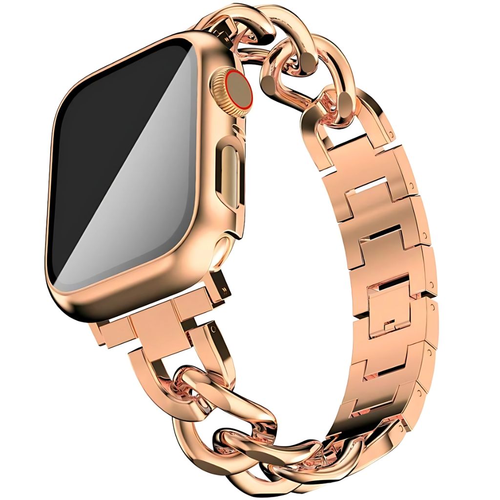 Moderne Edelstahl Apple Watch Band für Damen