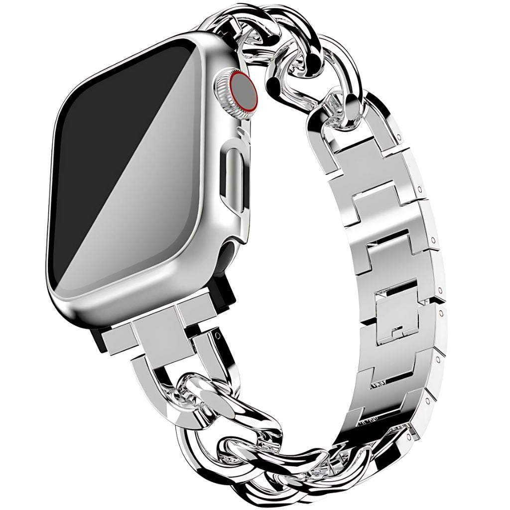 Moderne Edelstahl Apple Watch Band für Damen