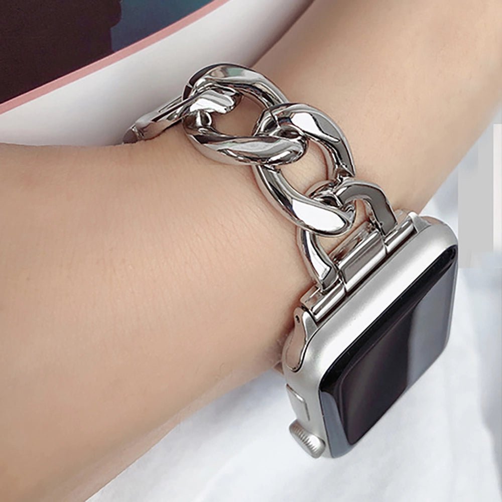 Moderne Edelstahl Apple Watch Band für Damen