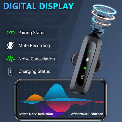 SoundClip Kabelloses Lavalier-Mikrofon - Für Smartphones und Tablets
