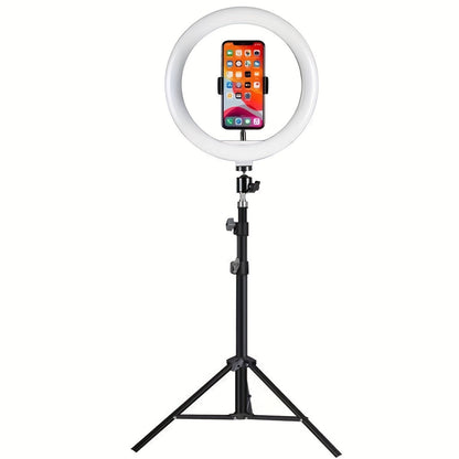 LED Ringlicht mit Stativ und Handyhalter – Für perfekte Selfies und Videoaufnahmen