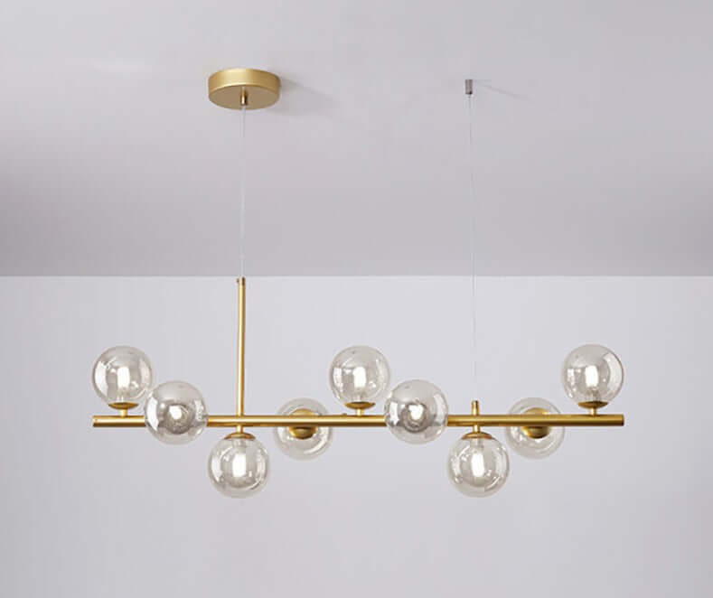 Luxuriöse Esstisch Pendelleuchte Glas