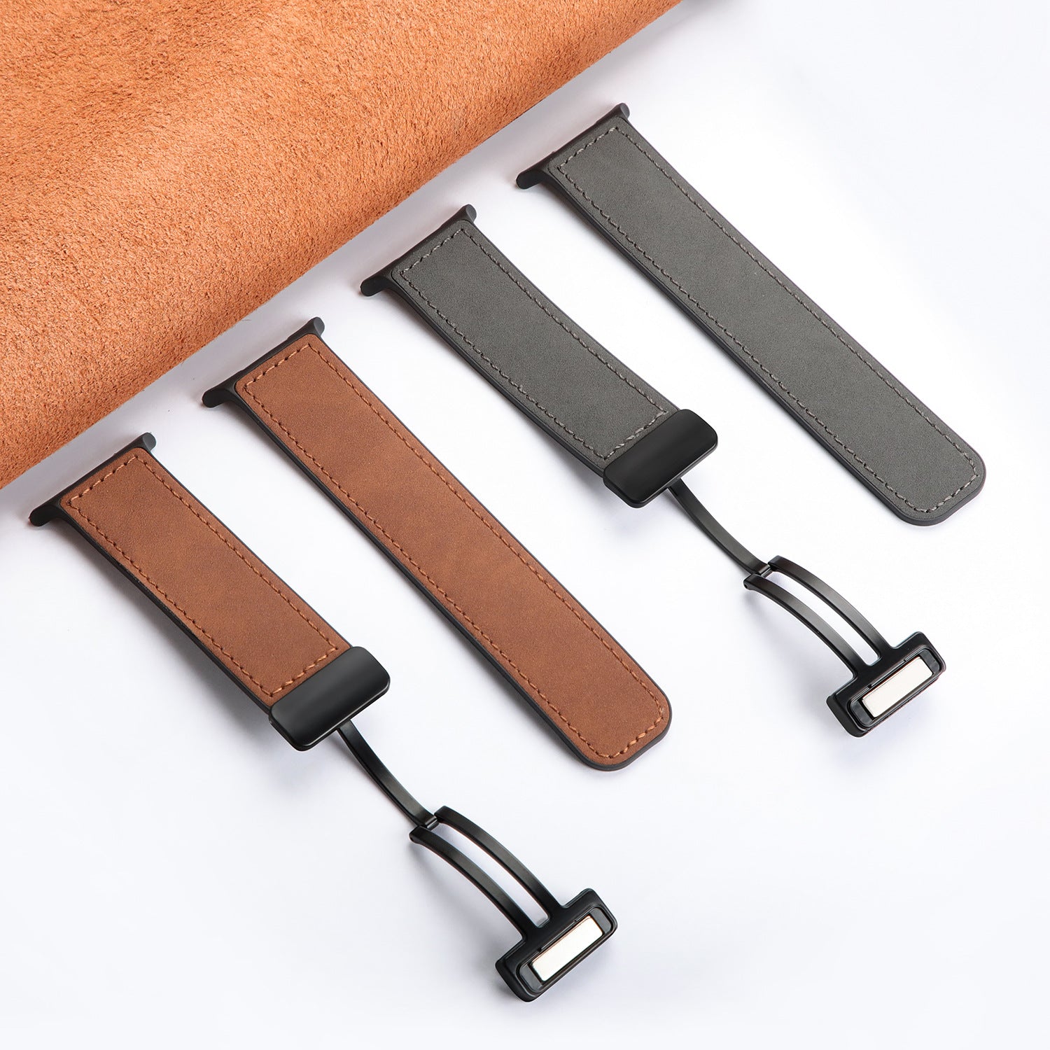 Silikon magnetisches Lederarmband für Samsung Watch Ultra