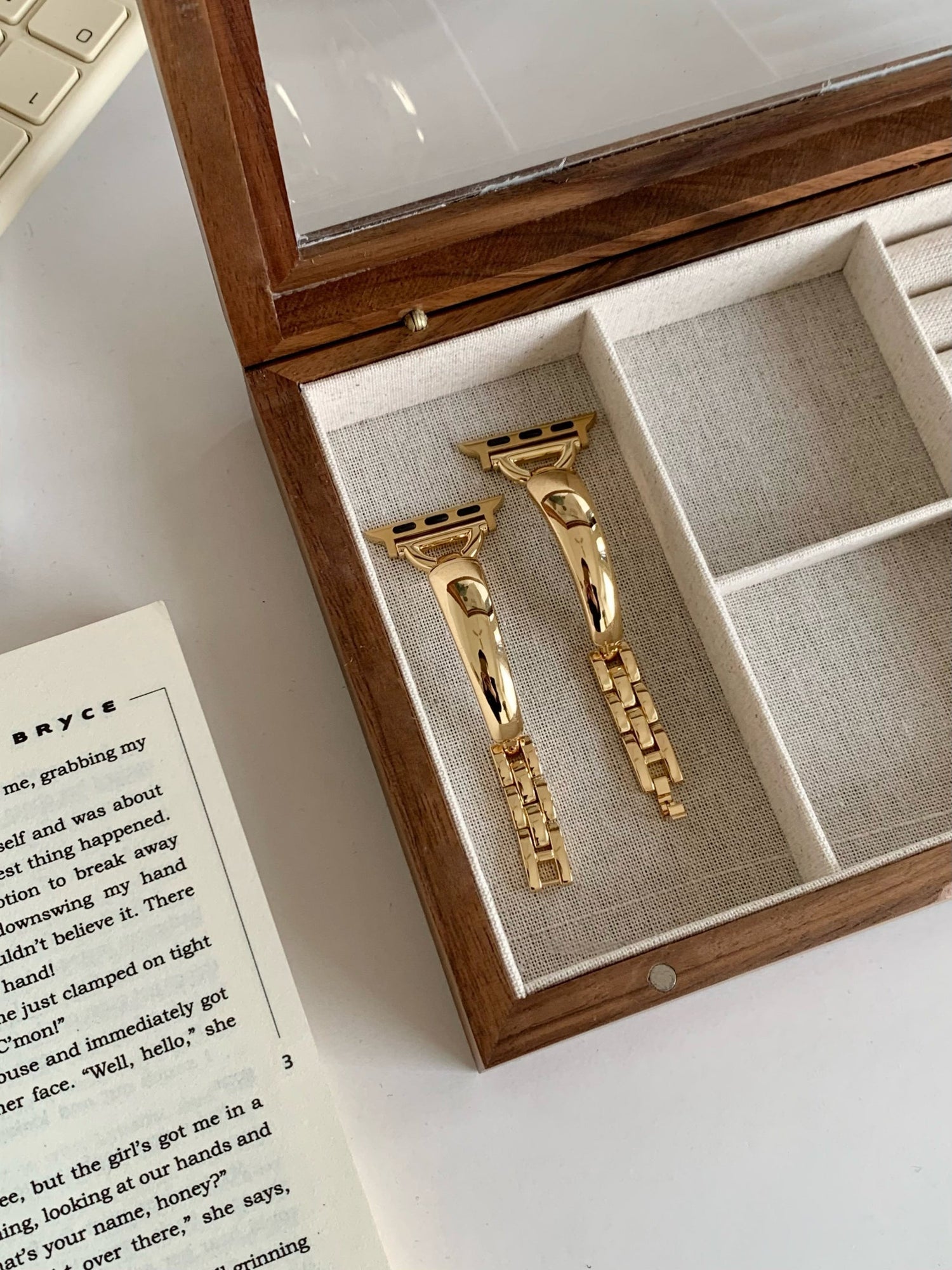 Einfaches Metallarmband für die Apple Watch